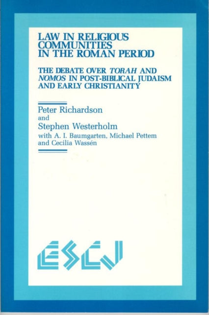 Book cover of: Law in Religious Communities in the Roman Period