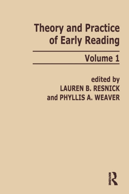 Book cover of: Theory and Practice of Early Reading