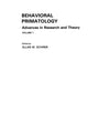 Book cover of: Behavioral Primatology. By: A. M. Schrier