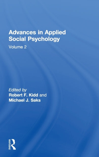 Book cover of: Advances in Applied Social Psychology