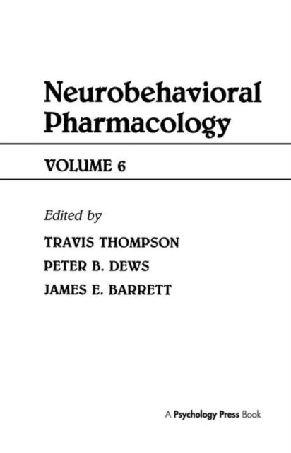 Book cover of: Advances in Behavioral Pharmacology