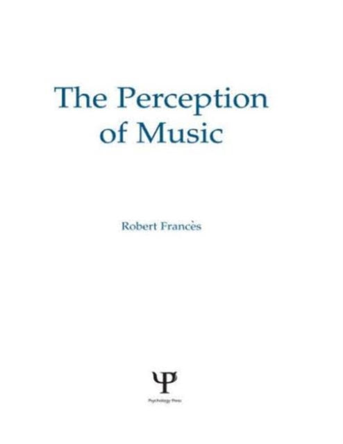 Book cover of: Perception of Music