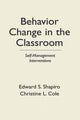 Book cover of: Behavior Change in the Classroom