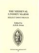 Book cover of: Medieval Lindsey Marsh: Select Documents. By: A.E.B. Owen