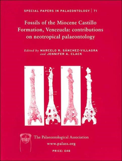 Book cover of: Special Papers in Palaeontology, Fossils of the Miocene Castillo Formation, Venezuela. By: Jenny Clack