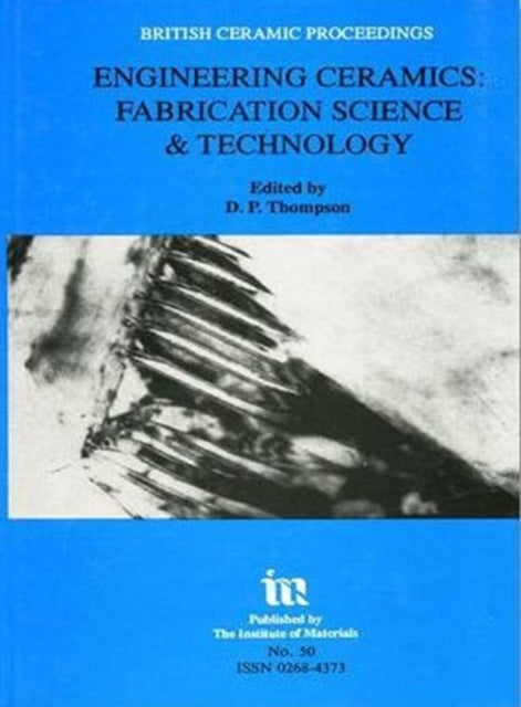Book cover of: Engineering Ceramics. By: D. P. Thompson