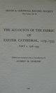 Book cover of: Accounts of the Fabric of Exeter Cathedral 1279-1353, Part II. By: Audrey M. Erskine