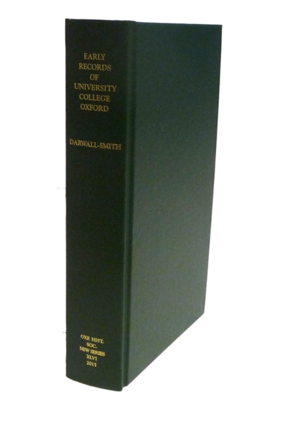 Book cover of: Early Records of University College, Oxford