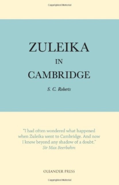 Book cover of: Zuleika in Cambridge