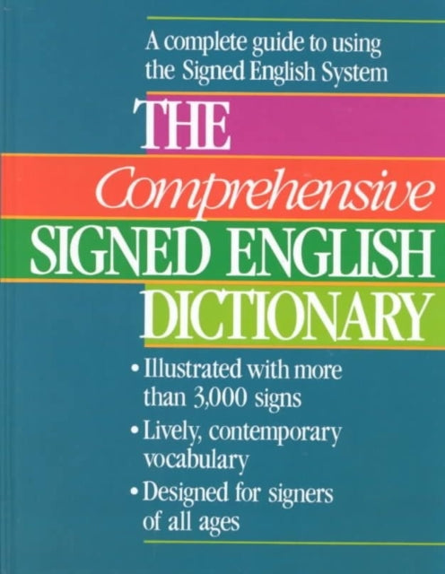 Book cover of: Comprehensive Signed English Dictionary