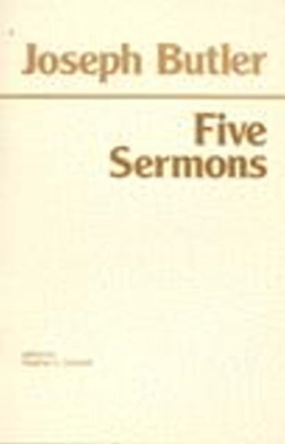 Book cover of: Joseph Butler: Five Sermons