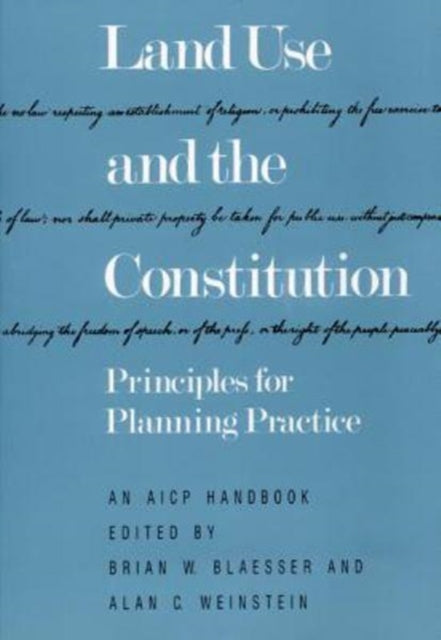 Book cover of: Land Use and the Constitution