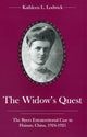 Book cover of: Widow's Quest. By: Kathleen L. Lodwick