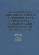 Book cover of: Extramural Sanctuary of Demeter and Persepho – Background and Introduction to the Excavations. By: Donald White
