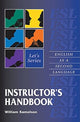 Book cover of: Let's Series Instructor's Handbook. By: William Samelson