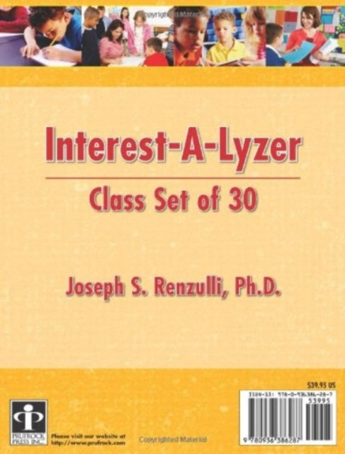 Book cover of: Interest-A-Lyzer: Class Set of 30. By: Joseph S. Renzulli