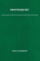 Book cover of: Montesquieu. By: MILLER, W. WATTS