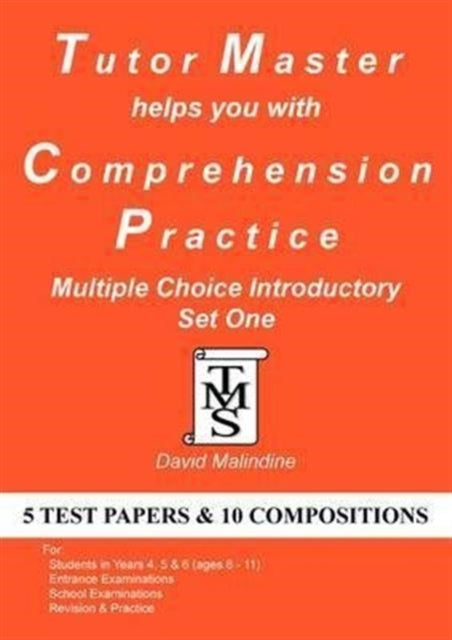 Book cover of: Tutor Master Helps You with Comprehension Practice - Multiple Choice Introductory Set One
