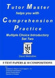 Book cover of: Tutor Master Helps You with Comprehension Practice - Multiple Choice Introductory Set Two. By: David Malindine