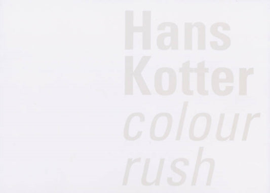 Book cover of: Hans Kotter. By: Peter Lodermeyer