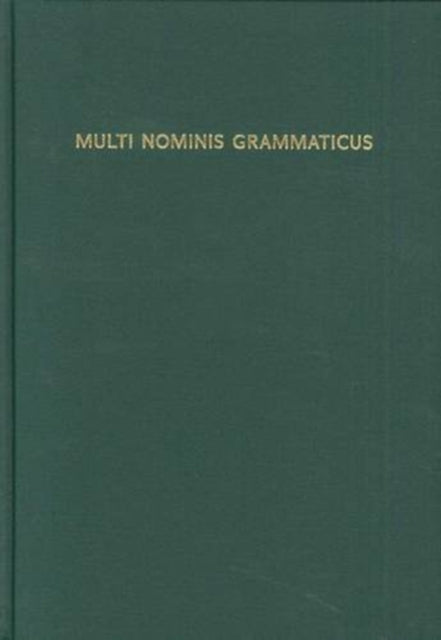 Book cover of: Multi Nominis Grammaticus. By: Alan J. Nussbaum