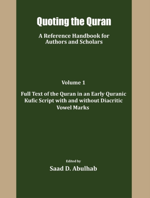 Book cover of: Quoting the Quran