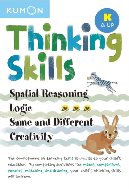 Book cover of: Kumon Thinking Skills K and Up. By: Kumon