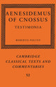 Book cover of: Aenesidemus of Cnossus. By: Roberto Polito