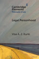 Book cover of: Legal Personhood. By: Visa A. J. Kurki