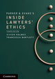 Book cover of: Parker and Evans's Inside Lawyers' Ethics. By: Vivien Holmes