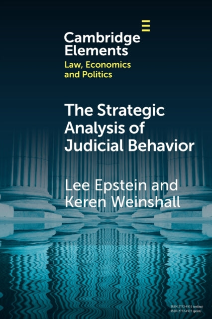 Book cover of: Strategic Analysis of Judicial Behavior. By: Lee Epstein