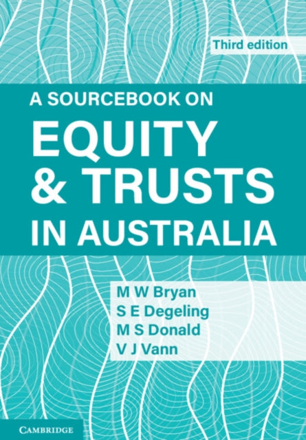 Book cover of: Sourcebook on Equity and Trusts in Australia. By: Michael Bryan