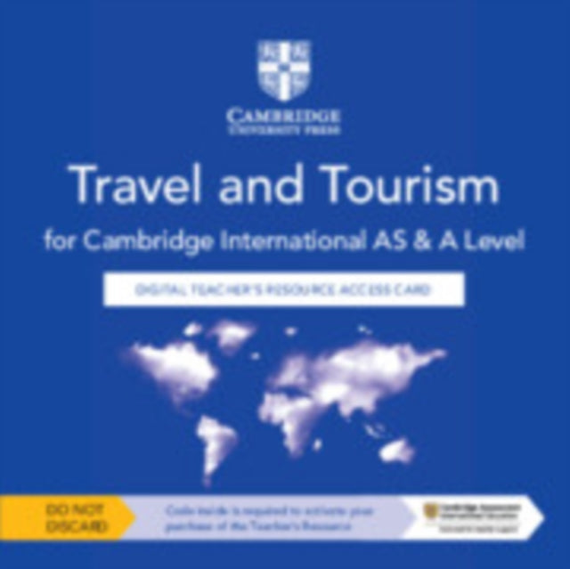 Book cover of: Cambridge International AS and A Level Travel and Tourism Digital Teacher's Resource Access Card. By: Jacob Victor
