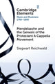 Book cover of: Mendelssohn and the Genesis of the Protestant A Cappella Movement. By: Siegwart Reichwald