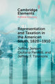 Book cover of: Representation and Taxation in the American South, 1820–1910. By: Jeffrey Jensen