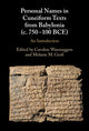 Book cover of: Personal Names in Cuneiform Texts from Babylonia (c. 750–100 BCE)