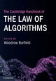 Book cover of: Cambridge Handbook of the Law of Algorithms. By: Woodrow Barfield
