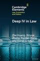 Book cover of: Deep IV in Law. By: Zhe Huang