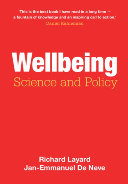 Book cover of: Wellbeing. By: Richard Layard