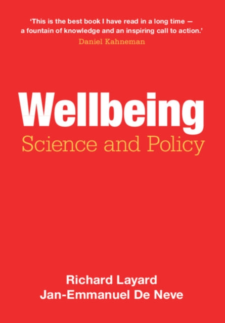 Book cover of: Wellbeing. By: Richard Layard