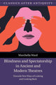 Book cover of: Blindness and Spectatorship in Ancient and Modern Theatres. By: Marchella Ward