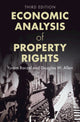 Book cover of: Economic Analysis of Property Rights. By: Yoram Barzel