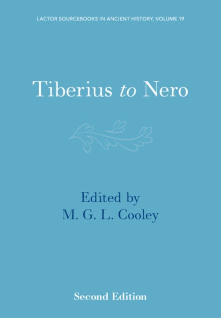 Book cover of: Tiberius to Nero. By: M. G. L. Cooley