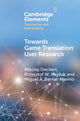 Book cover of: Towards Game Translation User Research. By: Mikołaj Deckert