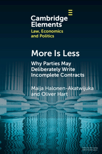 Book cover of: More is Less. By: Maija Halonen-Akatwijuka