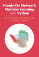 Book cover of: Hands-On Network Machine Learning with Python