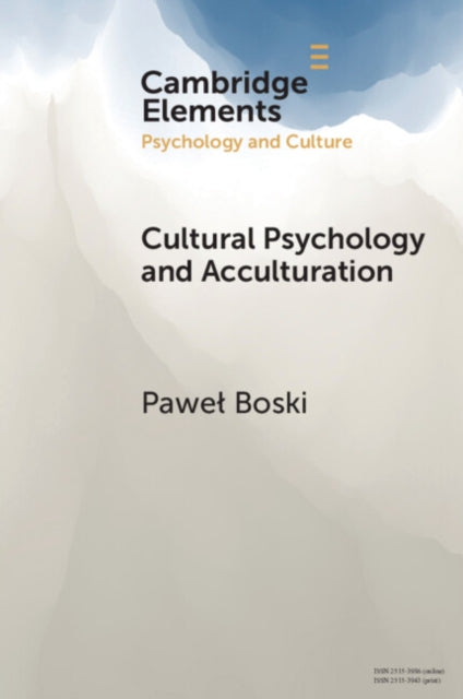 Book cover of: Cultural Psychology and Acculturation. By: Pawe Boski