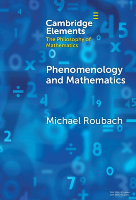 Book cover of: Phenomenology and Mathematics. By: Michael Roubach