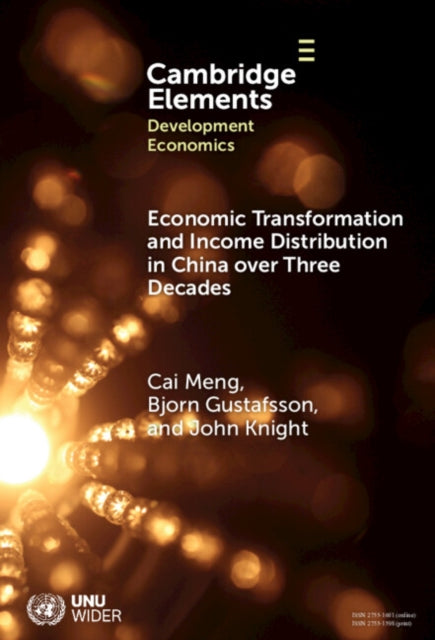 Book cover of: Economic Transformation and Income Distribution in China over Three Decades. By: Cai Meng