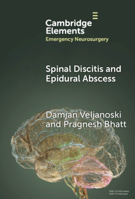 Book cover of: Spinal Discitis and Epidural Abscess. By: Damjan Veljanoski
